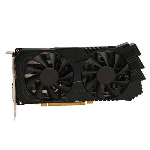 Dpofirs RTX2060S 8 GB GDDR6 256 Bit Grafikkarte, für GeForce RTX 2060 CPU Grafikkarte, 1665 MHz 14000 MHz 256 Bit, DVI, HDMI, DP, Zwei Lüfter von Dpofirs