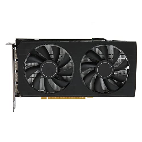 Dpofirs RX5500 XT 8G GDDR6 Desktop Grafikkarte, 256 Bit Grafikkarte mit Zwei Lüftern, PCI Express X16 4.0, 1845 MHz 16000 MHz 3D API PCIe 4.0 X16 für DirectX 12 und OpenGL 4.5 von Dpofirs