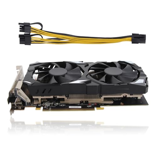 RX580 Gaming Grafikkarte, 8 GB GDDR5 256 Bit Grafikkarten mit Mehreren Schnittstellen für Win 10 11 Vista für Linux, Unterstützt DirectX 12, PCI Express 3.0 Grafikkarten RX580 Gaming Grafikkarte, 8 GB GDDR5 256 Bit Grafikkarten mit Mehreren Schnittstellen für Win 10 11 Vista für Linux, Unterstützt DirectX 12, PCI Express 3.0 Grafikkarten von Dpofirs