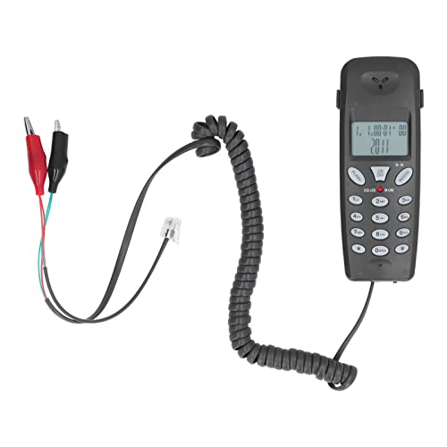 Dpofirs Schnurgebundenes Telefon, FSK DTMF Anrufer-ID-Telefon Schnurgebundenes Telefon Festnetz Mode Nebenstellentelefon für zu Hause von Dpofirs