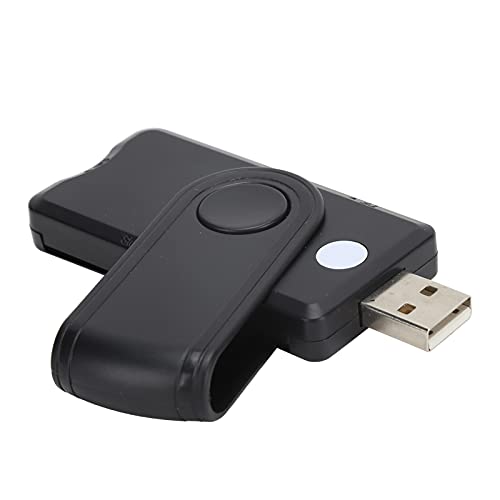 Dpofirs Smart Card Reader, Tragbarer Intelligenter SD/TF-Kartenleser für Zahlungsbilanzabfrage Steuer Wasser- und Stromzahlung, USB 2.0-Kartenleser von Dpofirs