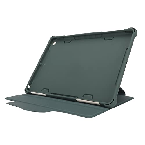 Dpofirs Stoßfeste Tablet-Hülle mit Ständer für 10,2-Zoll-OS-Tablets der 9., 8. und 7. Generation, Dünne, Sturzsichere Schutzhülle (Grün) von Dpofirs