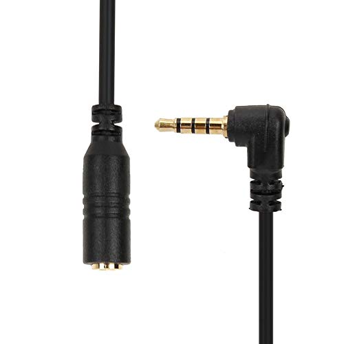 Dpofirs TRS-zu-TRRS-Konverterkabel, 3,5-mm-Kopfhörer TRS-zu-TRRS-Adapter, universeller mobiler Audio-Adapter (3,5 mm) für Mobiltelefone, Tablets, Aufnahmestifte, DSLR-Kameras von Dpofirs