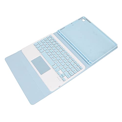 Dpofirs Tablet-Tastatur mit Magnetischer Automatischer Schlaffunktion für OS Tablet Pro 9,7 Zoll Air 2, Stifthalter, Ständer (Blau) von Dpofirs