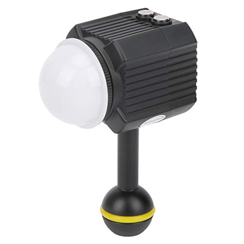 Dpofirs Tauchlicht, 60M Unterwasserkamera-LED-Videolicht, Dimmbares Wasserdichtes LED-Videolicht Füllen Sie das Nachtlicht, 7500K Tauch-Unterwasserfotografielicht von Dpofirs