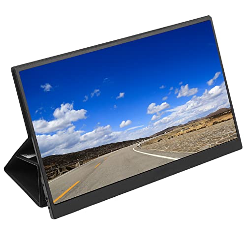 Dpofirs Tragbarer, 17,3-Zoll-1080P-IPS-Laptop-, Zweiter USB-C-Computerbildschirm, Gaming-Display mit Lautsprechern, Reisemonitor von Dpofirs