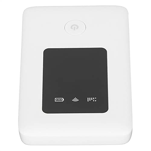 Dpofirs Tragbarer Mobiler WLAN-Router, LTE CAT4 100 Mbit/s Internetgeschwindigkeit, WLAN-Internetzugang für Bis zu 10 Geräte, Integrierter 2100-mAh-Akku, LCD-Display (E6A) von Dpofirs