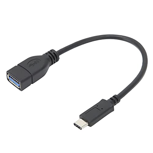 Dpofirs USB 3.1 zu Typ C USB OTG-Kabel, 8,7-Zoll-Adapterkabel 10-Gbit/S-Konvertierungskabel, für Laptop-Comupter, Unterstützung für Vorwärts- und Rückwärtsstecker (Schwarz) von Dpofirs