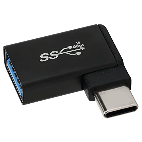 Dpofirs USB-Buchse auf USB-C-Stecker OTG-Adapter, USB 3.0-Adapter Unterstützt High-Speed-Datensynchronisierung, Schnelles Aufladen, 90 Grad Rechtwinkliger USB 3.0-OTG-Adapter, Buchse Dpofirs USB-Buchse auf USB-C-Stecker OTG-Adapter, USB 3.0-Adapter Unterstützt High-Speed-Datensynchronisierung, Schnelles Aufladen, 90 Grad Rechtwinkliger USB 3.0-OTG-Adapter, Buchse von Dpofirs