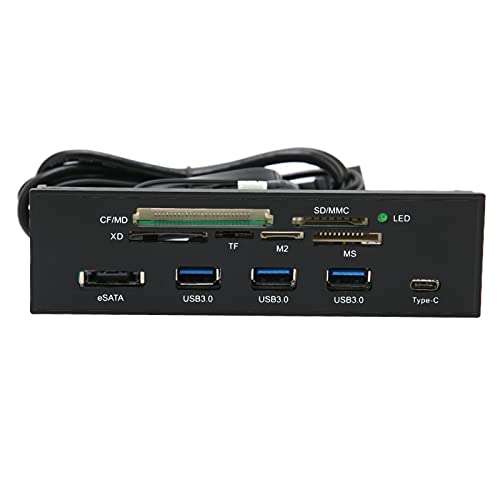 Dpofirs USB-Hub an der Vorderseite mit Unterstützung für Typ C, USB 3.0 und Esata 5 Gbit/s/10 Gbit/s Hochgeschwindigkeitsübertragung Typ C Erweiterungsdock von Dpofirs
