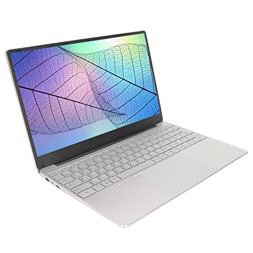 Dpofirs Ultradünner 15,6 Zoll Laptop, 1080p FHD Display, für Intel N5095 Quad Core, DDR4L 16 GB, Fingerabdruckleser, Tastatur mit Hintergrundbeleuchtung, Touch Tastatur(16+256G) von Dpofirs