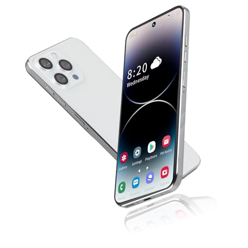 Smartphone Android 12 Günstig Handy Ohne Vertrag, 6,7 Zoll HD Bildschirm, 8MP + 16MPKamera, 4000mAh, Dual SIM 4G Handys, Face Unlock/GPS von Dpofirs