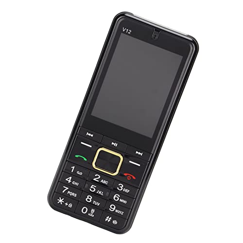 Dpofirs V12 Entsperrtes Tastentelefon - Entsperrtes Seniorenhandy Einfach zu Bedienende Basishandys für ältere Menschen, 2000mAh Akku(Schwarz) von Dpofirs