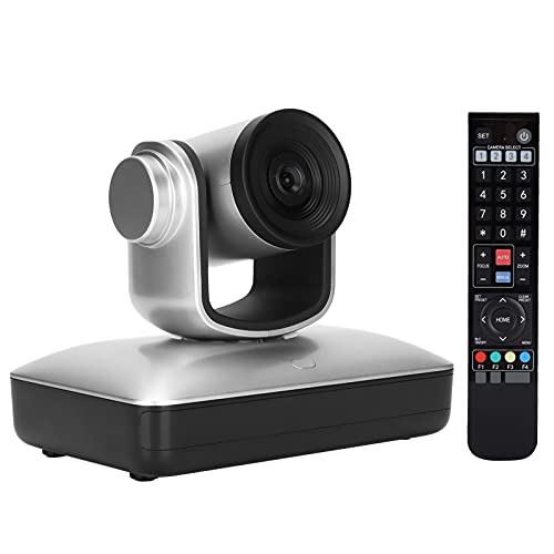 Dpofirs Videokonferenzkamera 1080P Full HD Fixed Focus Cam Unterstützt 95 Grad Horizontalen Betrachtungswinkel Webcam, USB HD 1080P Videokamera für Konferenzräume (EU-Stecker) von Dpofirs