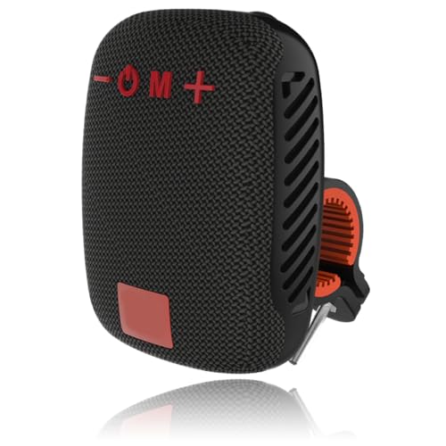 Wasserdichter Bluetooth Lautsprecher für den Außenbereich, Bike Bluetooth Speaker, Tragbarer Reise Fahrradlautsprecher mit Integriertem Kartensteckplatz für Mountainbike Fahrrad Elektroroller von Dpofirs