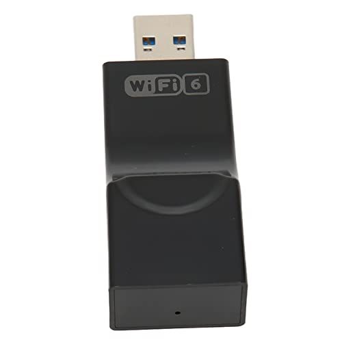 Dpofirs WiFi 6 Adapter für Desktop PC Laptop, Drahtloser Netzwerkadapter Dualband USB WiFi 6 Adapter, 2,4 GHz 600 Mbit/s 5,8 GHz 1200 Mbit/s Hochgeschwindigkeits WLAN Dongle für Windows 11 von Dpofirs