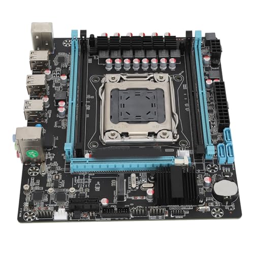 Dpofirs X99 ATX Motherboard, 4 Kanal DDR4 Gaming PC Motherboard mit Mehrphasiger Stromversorgung und 1000M Netzwerkkarte, NVME M.2 PCIe 16X Gen 3.0 SATA3.0 Motherboard für Desktop Computer von Dpofirs