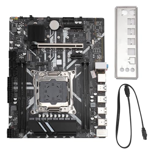 Dpofirs X99 LGA 2011-3 Motherboard, für E5 V3 V4, I7 58xx 68xx Serie, PC-Server-Motherboard, 4 X DDR4 DIMM, Integrierte Netzwerkkarte, 6 X SATA3.0, 4 X USB 3.0, 4 X USB 2.0 von Dpofirs