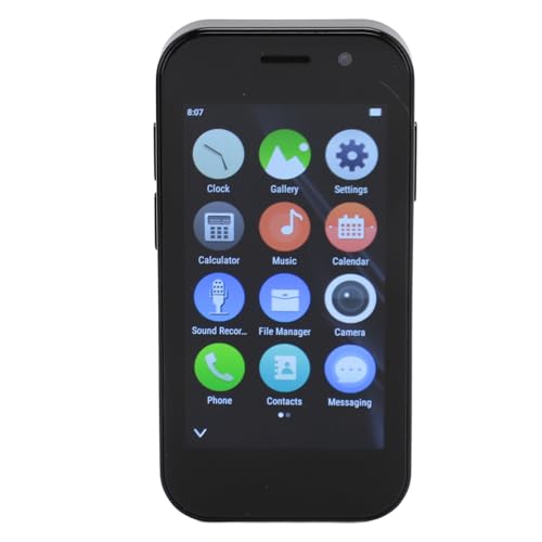 Dpofirs XS15 Pro 3G Small Smartphone 3,0 Zoll Android 9.0 Handys, 128 GB Erweiterbar, Dual SIM Niedliches Palm Smartphone 2 GB RAM 16 GB ROM Handy für Studenten (Black) von Dpofirs