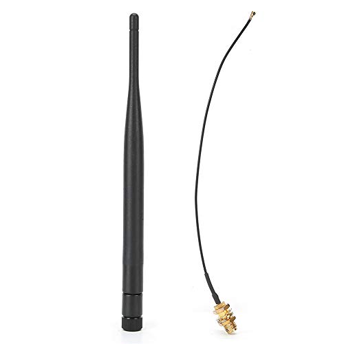 Dualband-WiFi-Antennenkit und IPEX4-Verlängerungskabel, Satz 6DBI-High-Gain-Antenne, WiFi-Signalverstärker mit großer Reichweite, geeignet für Netzwerkkarten mit NGFF M.2-Schnittstelle von Dpofirs