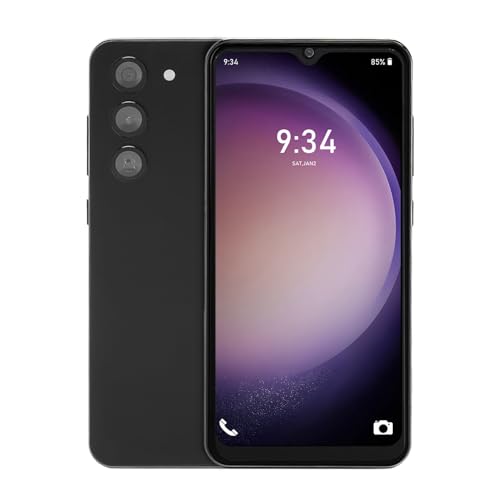 Entsperrte Android-Telefone, 6,52 Zoll HD-Display, Android 12-Handy, 8 GB RAM, 128 GB ROM, Entsperrtes Smartphone 4G für Senioren, Kinder, Geschenke, 4500 MAh, 16 MP, 32 MP (Schwarz) von Dpofirs