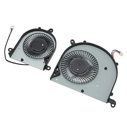 Ersatz-Laptop-Lüfter für MSI, 4-poliger Fester Anschluss DC 5 V 0,5 A Laptop-Lüfter für PS63 Modern 8RC 8SC MS 16S1 (CPU- und GPU-Lüfter) von Dpofirs
