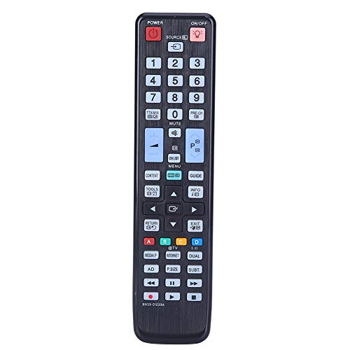Ersatzfernsehfernbedienung für BN59-01039A, Hochwertige Ersatzfernbedienung für Digitalfernsehen, Schwarze Tragbare Fernsehsteuerung, 8 m von Dpofirs
