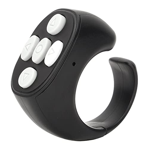 Kindle App Page Turner, 10 M 32,8 Fuß Bluetooth-Ring-Fernbedienung, Remote Scrolling Ring Clicker für Phone Pad Camera Remote Shutter Selfie Button Kindle App Page Turner, 10 M 32,8 Fuß Bluetooth-Ring-Fernbedienung, Remote Scrolling Ring Clicker für Phone Pad Camera Remote Shutter Selfie Button von Dpofirs