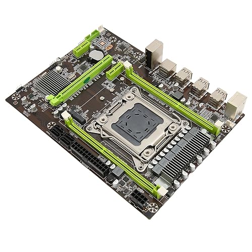 LGA 2011 Motherboard, X79 Pro Computer Motherboard für Desktop, 2 X DDR3, 6 XUSB2.0, USB2.0 Pin, 4 X SATA2.0, PCIe X16, LGA 2011 V1/V2 von Dpofirs