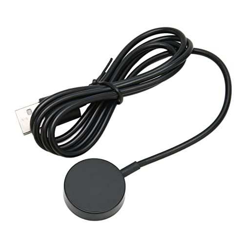 Ladestation für Q Gen 1 Gen 2 Founder Gen 2 Wander Gen 2 Marshal Gen 3 Explorist Gen 3 Venture, USB-Ladekabel Smartwatch-Zubehör (Schwarz) von Dpofirs