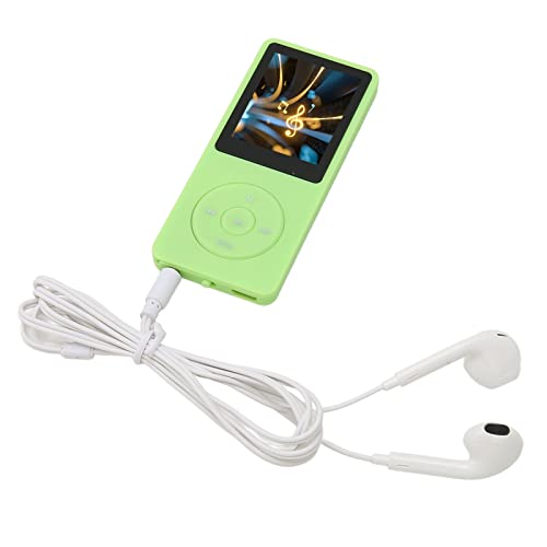 MP3-Player, MP3-Musik-Player mit Lautsprecher FM-Radio-Kopfhörer, Tragbarer Verlustfreier HiFi-Sound MP3--Musik-Player-Diktiergerät, Geschenke (Grün) von Dpofirs