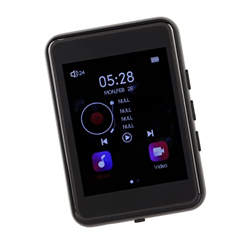 MP3-Player, Musik-Player mit Bluetooth 5.0, Tragbarer Digitaler Musik-Player, HiFi-MP3-Player mit Videowiedergabe, Touchscreen, UKW-Radio, Sprachaufzeichnung, Geschenke von Dpofirs