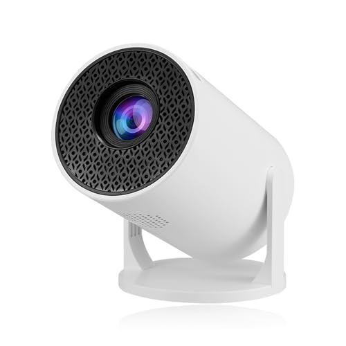 Small Projektor mit Bluetooth, 1080P Smart Projektor mit 150 ANSI 8000LM, 150 Zoll Bildschirm, Automatische Horizontale Trapezkorrektur von Dpofirs