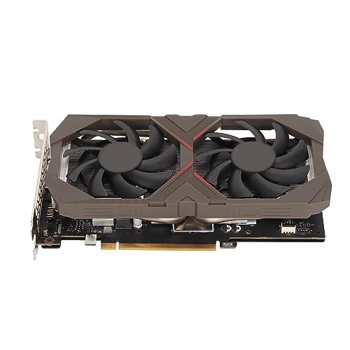 RTX2060 SUPER 8-GB-Grafikkarte, 256-Bit-GDDR6-Grafikkarte für PC-Gaming, HDMI, DisplayPort, DVI-Ausgang, PCI Express 3.0 X16 mit Zwei Lüftern für Büro und Gaming von Dpofirs