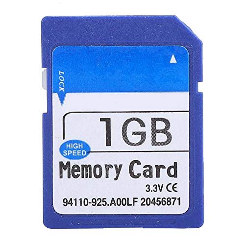 SD-Speicherkarte mit Adapter 1G 2G 8G 16G 32G 64G, tragbare Hochgeschwindigkeitsspeicherkarte zum Lesen und Schreiben, anwendbar für MP3-MP4-Kamera SLR-Spielautomatenlautsprecher, weiß, blau(1G) von Dpofirs