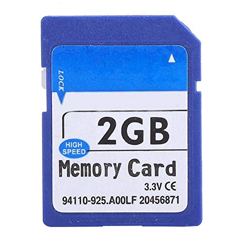 SD-Speicherkarte mit Adapter 1G 2G 8G 16G 32G 64G, tragbare Hochgeschwindigkeitsspeicherkarte zum Lesen und Schreiben, anwendbar für MP3-MP4-Kamera SLR-Spielautomatenlautsprecher, weiß, blau(2 G.) von Dpofirs