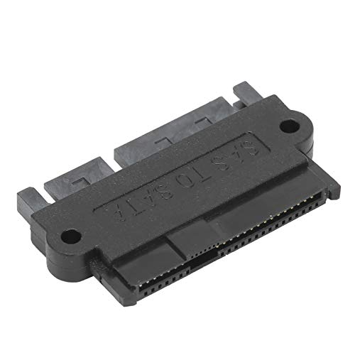 SF-092-Adapter, SAS-zu-Kabel Festplatten-Motherboard 15-poliger Netzteilkonverter, Enthält 7-poligen Seriellen ATA-Stecker + 15-poligen Stecker + 22-poligen SAS (Schwarz) von Dpofirs