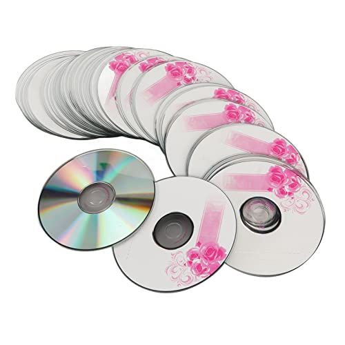 Schwarze CD-R 52X 700 MB Leere Beschreibbare Discs, CD-R-Musik-Rohlinge für Dell für LG für Lenovo für HP für IOS, Leere Beschreibbare Audio-Discs, Geschenke (50 STÜCK) von Dpofirs