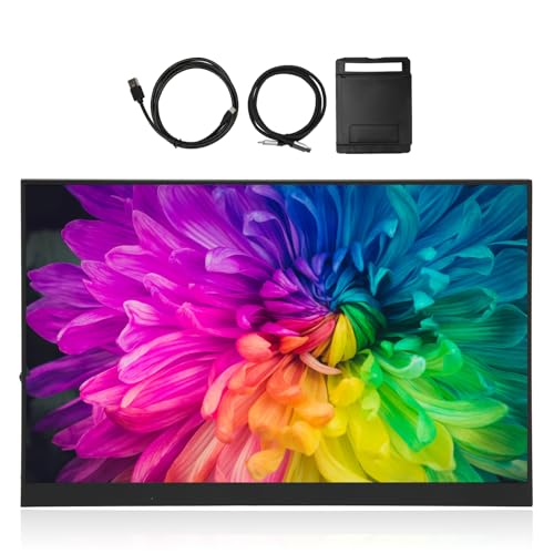 Tragbarer 16 Zoll Touchscreen für Laptop, HD 1920 X 1200 Externer Computerbildschirm mit Integrierten Dual Lautsprechern, Typ C Gaming Zweitmonitor für Switch für Tragbarer 16 Zoll Touchscreen für Laptop, HD 1920 X 1200 Externer Computerbildschirm mit Integrierten Dual Lautsprechern, Typ C Gaming Zweitmonitor für Switch für von Dpofirs
