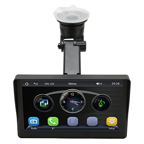 Tragbares Autoradio mit Carplay AndroidAuto, Wireless Car Play 7-Zoll-Touchscreen-Autoradio mit Bluetooth und Rückfahrkamera, Mirror Link, Multimedia-Player für das Auto von Dpofirs