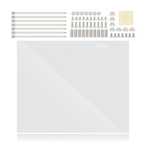 Transparente Acrylhalterung für ATX-Computer-Motherboard, 4 mm Dicker, hochwertiger DIY-Rahmen zum Testen oder Spielen, einfache Installation, Computerkühlung von Dpofirs