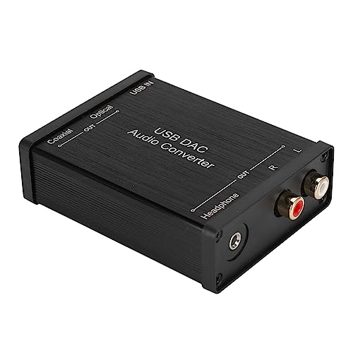 USB Adapter, GV-023 Digital zu Analog DAC Converter USB Soundkarte für Alle Gängigen Betriebssysteme von Dpofirs