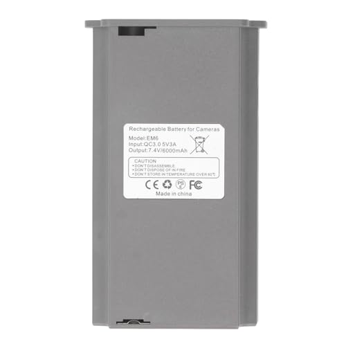 Wildkamera-Akku für Reveal, 6000 MAh, Wiederaufladbarer Lithium-Akku für Tactacam Reveal Trail X Gen 2.0 X X Pro XB SK Wildkamera-Akku für Reveal, 6000 MAh, Wiederaufladbarer Lithium-Akku für Tactacam Reveal Trail X Gen 2.0 X X Pro XB SK von Dpofirs
