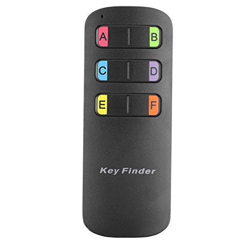 Wireless Key Finder Locator, Anti-Lost Remote Sound Alarm Locator-Erinnerung, mit 6-teiligen Empfängern, Suchabstand 15-30 m Durchmesser, zum Anbringen von Schlüsseln/Brieftasche/Fernbedienung/B Wireless Key Finder Locator, Anti-Lost Remote Sound Alarm Locator-Erinnerung, mit 6-teiligen Empfängern, Suchabstand 15-30 m Durchmesser, zum Anbringen von Schlüsseln/Brieftasche/Fernbedienung/B von Dpofirs