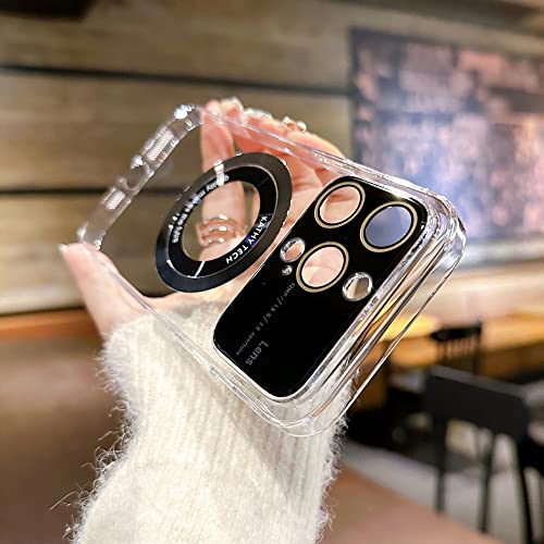 Dqtaoply Transparent Hülle für iPhone 14 Pro Max Handyhülle, Ultra Dünne TPU Silikon Kratzresistente Case mit Kameraschutz Schutzhülle Kompatibel mit iPhone 14 Pro Max (Klar) von Dqtaoply