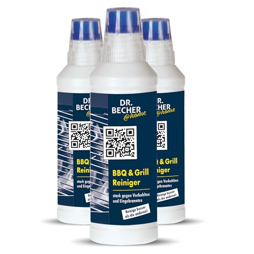 DR.BECHER @home BBQ & Grill Reiniger Gel - Entfernt eingebrannte Verkrustungen zuverlässig und selbsttätig - Ideal für Edelstahlbleche, Grillroste und feuerfestes Glas 3x 500ml DR.BECHER @home BBQ & Grill Reiniger Gel - Entfernt eingebrannte Verkrustungen zuverlässig und selbsttätig - Ideal für Edelstahlbleche, Grillroste und feuerfestes Glas 3x 500ml von DR.BECHER