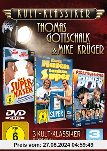 Kultklassiker mit Thomas Gottschalk & Mike Krüger (3DVDs: Die Supernasen, Zwei Nasen tanken super, Piratensender Powerplay) von Dr. Dieter Pröttel