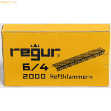 Dr. Gold Heftklammern Regur 6/4 VE=2000 Stück von Dr. Gold