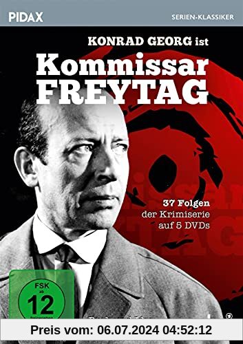 Kommissar Freytag / 37 Folgen der beliebten Krimiserie (Pidax Serien-Klassiker) [5 DVDs] von Dr. Michael Braun