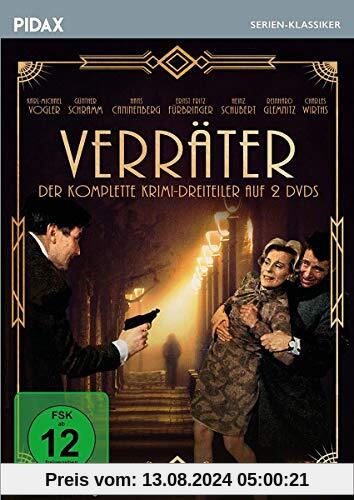 Verräter / Der komplette Krimi-Dreiteiler mit Starbesetzung (Pidax Serien-Klassiker) [2 DVDs] von Dr. Michael Braun